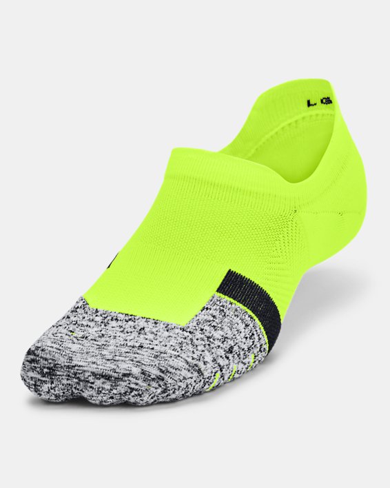 Men's UA ArmourDry™ Pro Ultra Low Tab 2-Pack Training Socks in Yellow image number 1